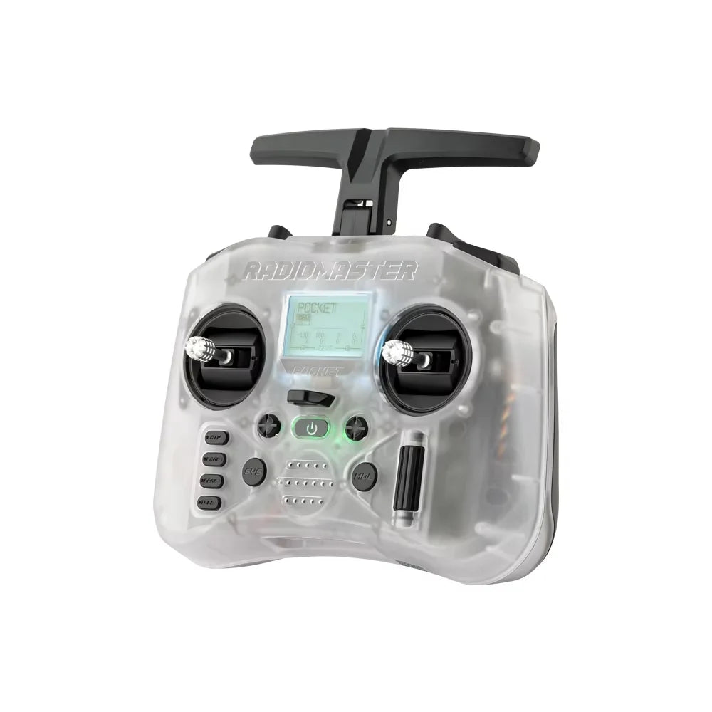 Radiomaster Pocket FCC M2 Hall Gimbal Transmitter Remote Control Portable Built In LED Light Foldable for FPV Racing Drone Radiomaster Pocket FCC M2 Hall Gimbal Transmitter Remote Control Portable Built In LED Light Foldable for FPV Racing Drone